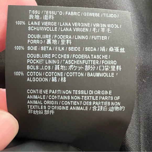 Saint Laurent YSL Black Blazer Classic Jacket - Picture 10 of 12